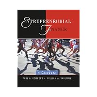 Entrepreneurial Finance A Case Book