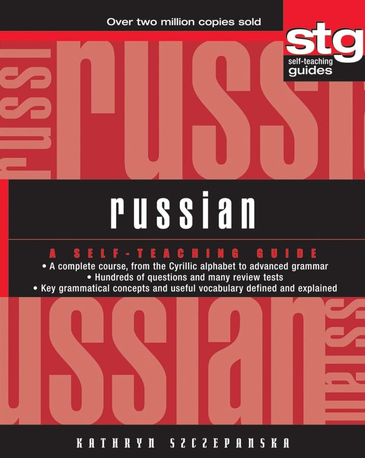 Portada de Russian: A Self-Teaching Guide (Wiley Self-Teaching Guides)