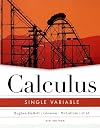 Calculus: Single Variable