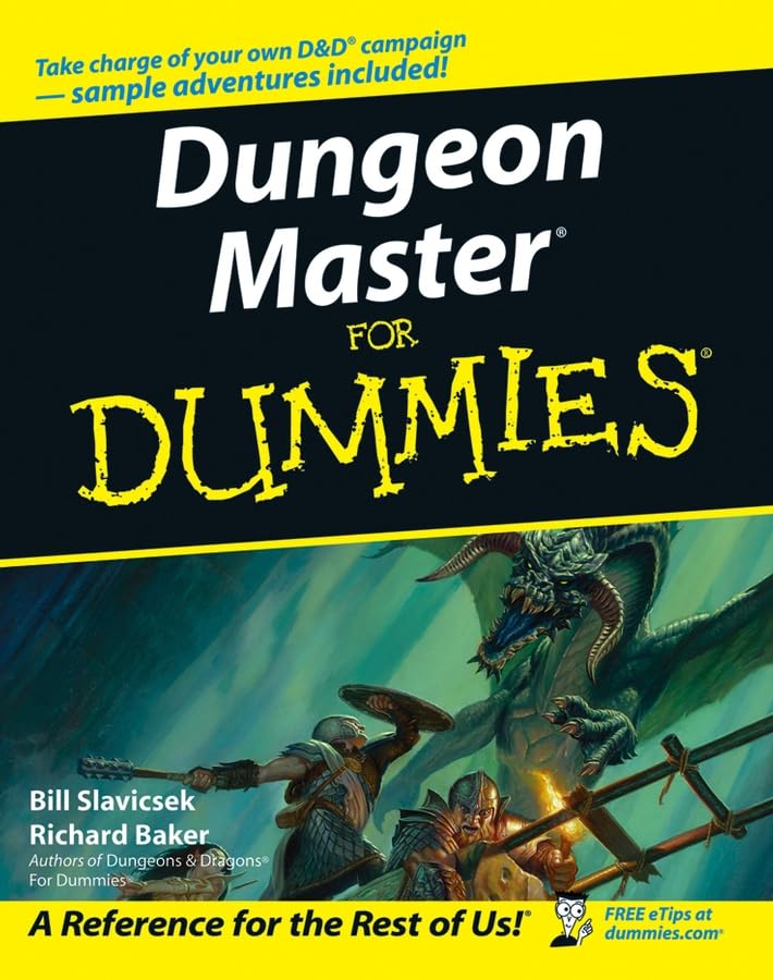 Dungeon Master for Dummies book cover