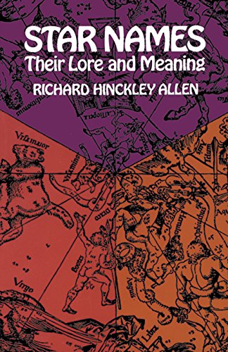 Portada de Star Names: Their Lore and Meaning (Dover Books on Astronomy)