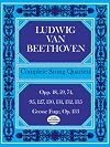 String quartets no. 1–16 ; Grosse Fuge (score)