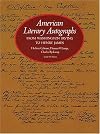 American Literary Autographs from Washington Irving to Henry James