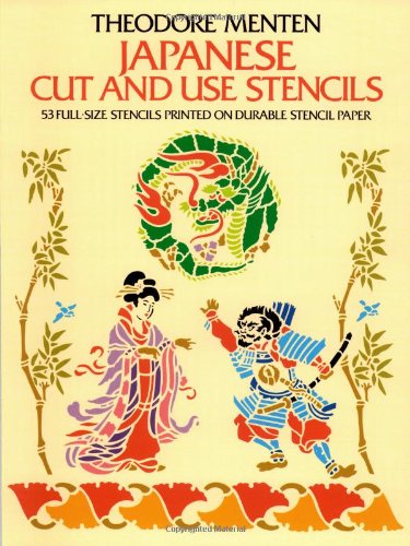 Japanese Cut & Use Stencils book cover