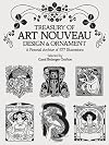Treasury of Art Nouveau Design & Ornament. A Pictorial Archive of 577 Illustrations