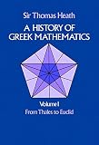 A History Of Greek Mathematics Vol 1 From Thales To Euclid