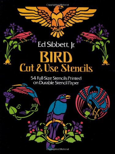Bird Cut & Use Stencils book cover