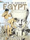 Life in Ancient Egypt Coloring Book