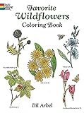 Favourite Wildflowers Colouring Book Dover Nature Coloring Book