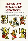 Ancient Mexican Stickers: 23 Pressure-Sensitive Designs