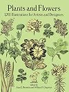 Plants and Flowers: 1761 Illustrations for Artists and Designers