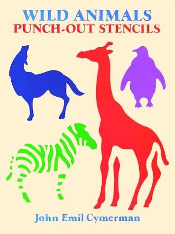 Wild Animals Punch-Out Stencils book cover