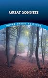 Great Sonnets (Dover Thrift Editions)