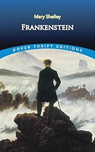Frankenstein by Mary Shelley — book cover