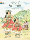 Story Of Hawaii Coloring Book Dover History Coloring Book