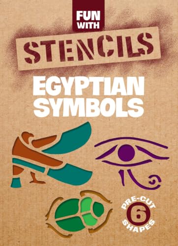 Fun With Egyptian Symbols Stencils book cover