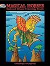 Magical Horses Stained Glass Coloring Book