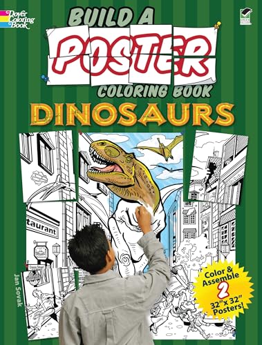 Cover of Build a Poster Coloring Book--Dinosaurs