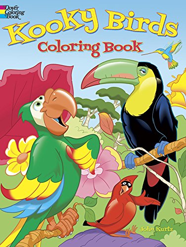 Cover of Kooky Birds Coloring Book