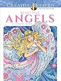 Creative Haven Beautiful Angels Coloring Book