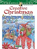 Creative Haven Creative Christmas Coloring Book Adult Coloring