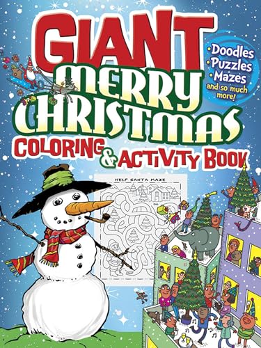Cover of GIANT Merry Christmas Coloring and Activity Book