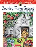 Creative Haven Country Farm Scenes Coloring Book Relax Find Your True Colors Creative Haven Coloring Books
