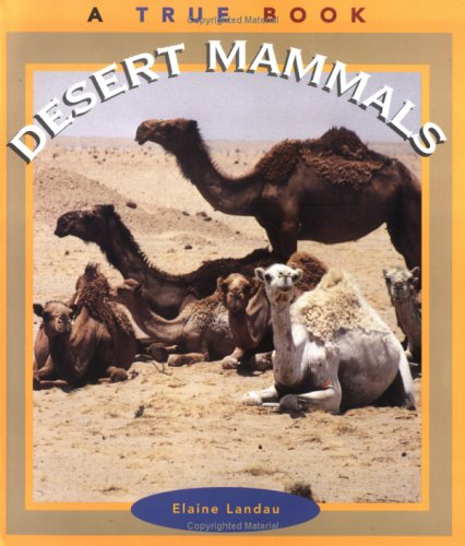 Desert Mammals book cover