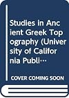 Studies in ancient Greek topography. 3, Roads