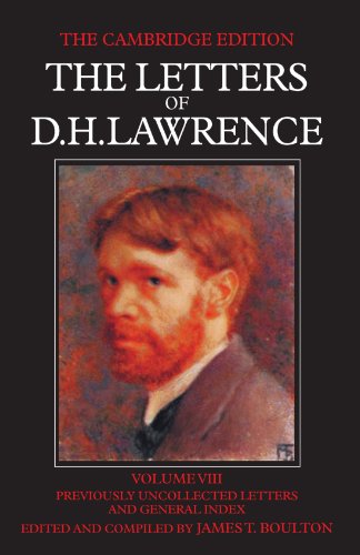 The Letters of D.H.Lawrence: Previously Unpublished Letters and General Index Vol 8 book cover