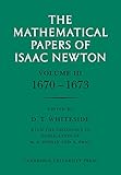The Mathematical Papers Of Isaac Newton Volume 3 The Mathematical Papers Of Sir Isaac Newton