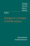 Fichte: Attempt at a Critique of All Revelation