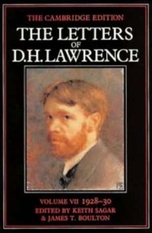 The Letters of D. H. Lawrence, Vol. VII 1928-30 book cover