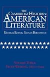 The Cambridge History of American Literature Volume 3: Prose 1860-1920