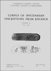 Corpus of Mycenaean Inscriptions from Knossos: Volume 2, 1064-4495
