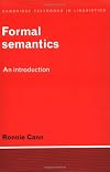 Formal Semantics: An Introduction