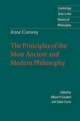 The Principles of the Most Ancient and Modern Philosophy (By: Allison P. Coudert,Anne Conway,Taylor Corse) cover