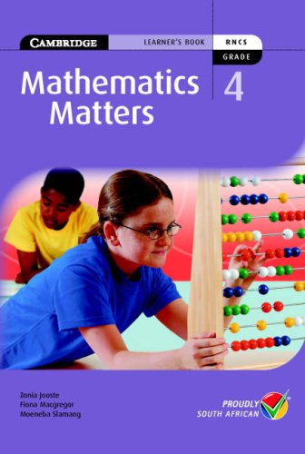 Cover of Mathematics Matters Grade 4 Learner's Book