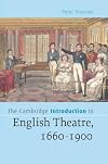 The Cambridge Introduction to English Theatre, 1660-1900