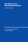 Set theory for the working mathematician