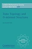 Lms 248 Tame Topology Ominimal