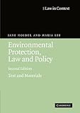 Environmental Protection Law And Policy Text And Materials