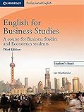 English For Business Studies Students Book A Course For Business Studies And Economics Students