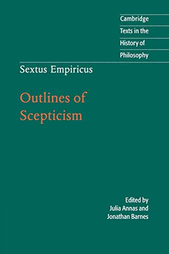 Outlines of Scepticism (By: Jonathan Barnes,Julia Annas,Sextus Empiricus) cover