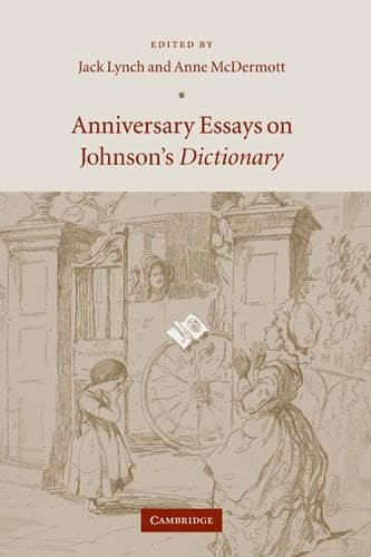 Anniversary Essays on Johnson's Dictionary book cover