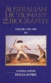 Australian Dictionary of Biography Volume 4: 1851-1890, D-J