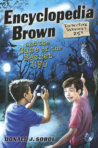 Encyclopedia Brown and the Case of the Secret UFOs book cover