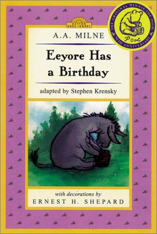 Cover of Eeyore has a birthday