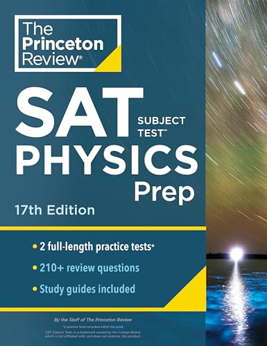 Cover of Cracking the SAT Subject Test in Physics, 17th Edition