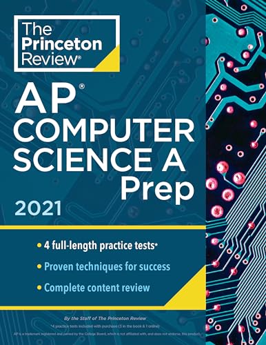 Cover of Princeton Review AP Computer Science a Prep 2021